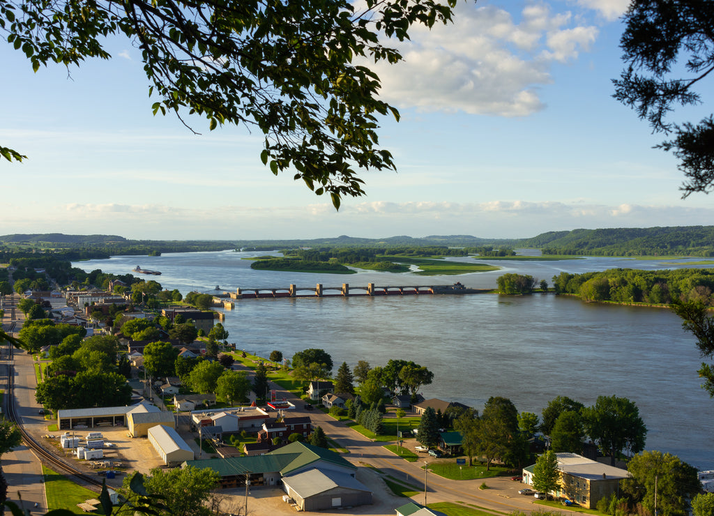 View of the Mississippi River