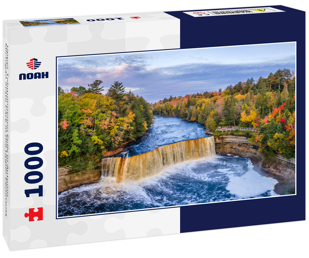 Upper Tahquamenon Falls in Autumn - Michigan State Park in the Upper Peninsula