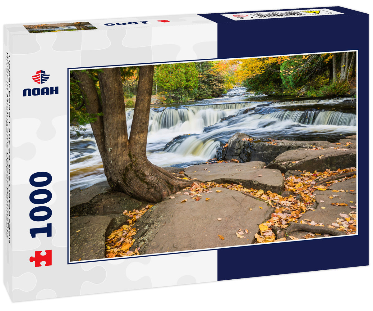 Upper Bond Falls on the Ontonagon River in Michigan's Upper Peninsula