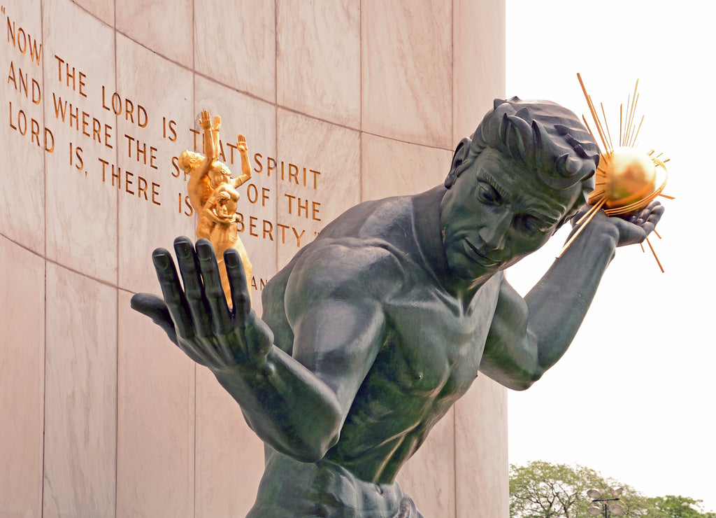 Spirit of Detroit Denkmal, Detroit Michigan