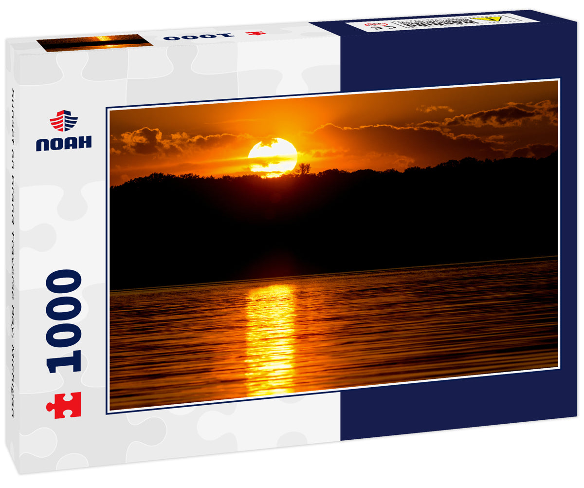 Sunset on Grand Traverse Bay, Michigan