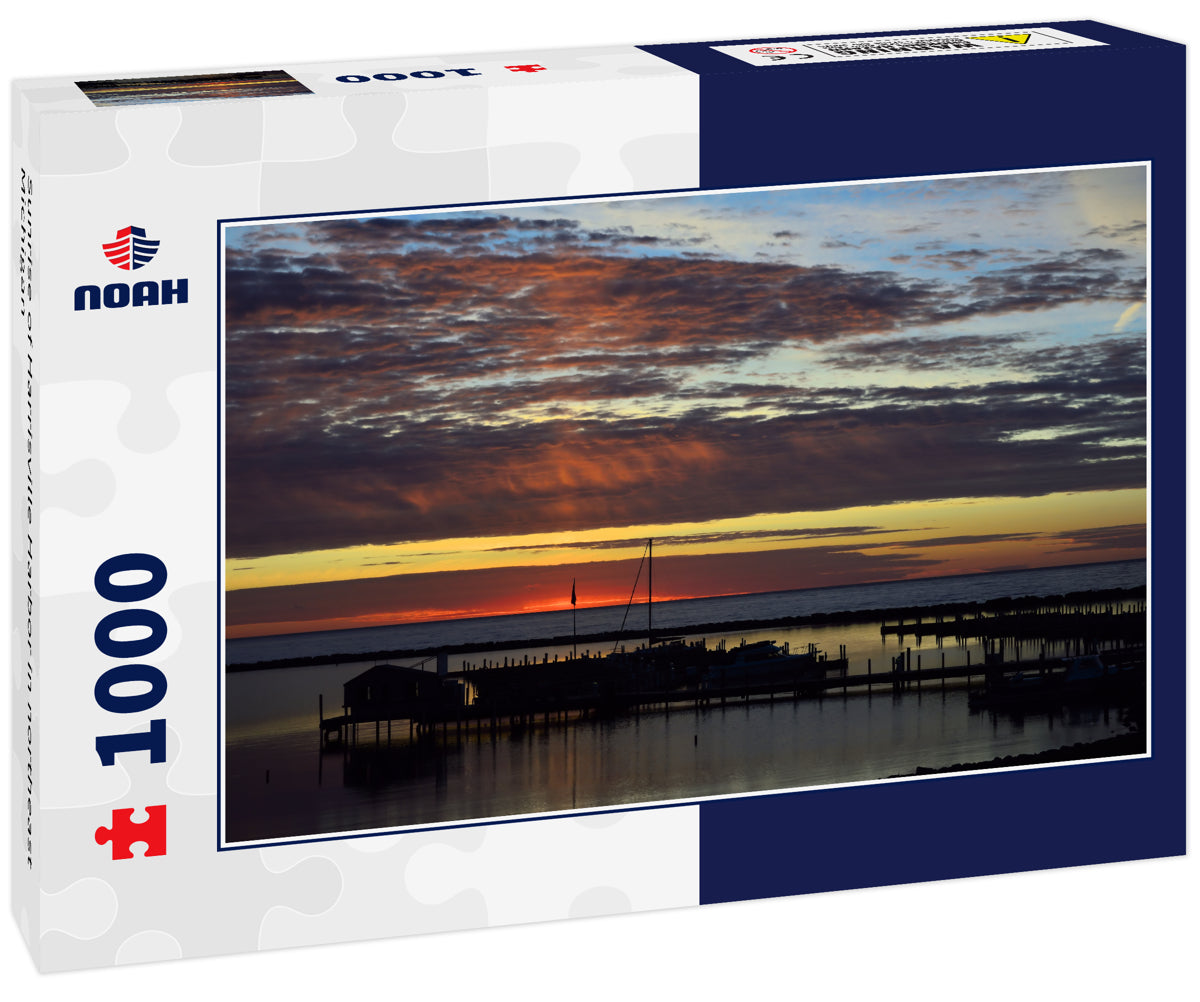 Sunrise of Harrisville Harbor in northeast Michigan