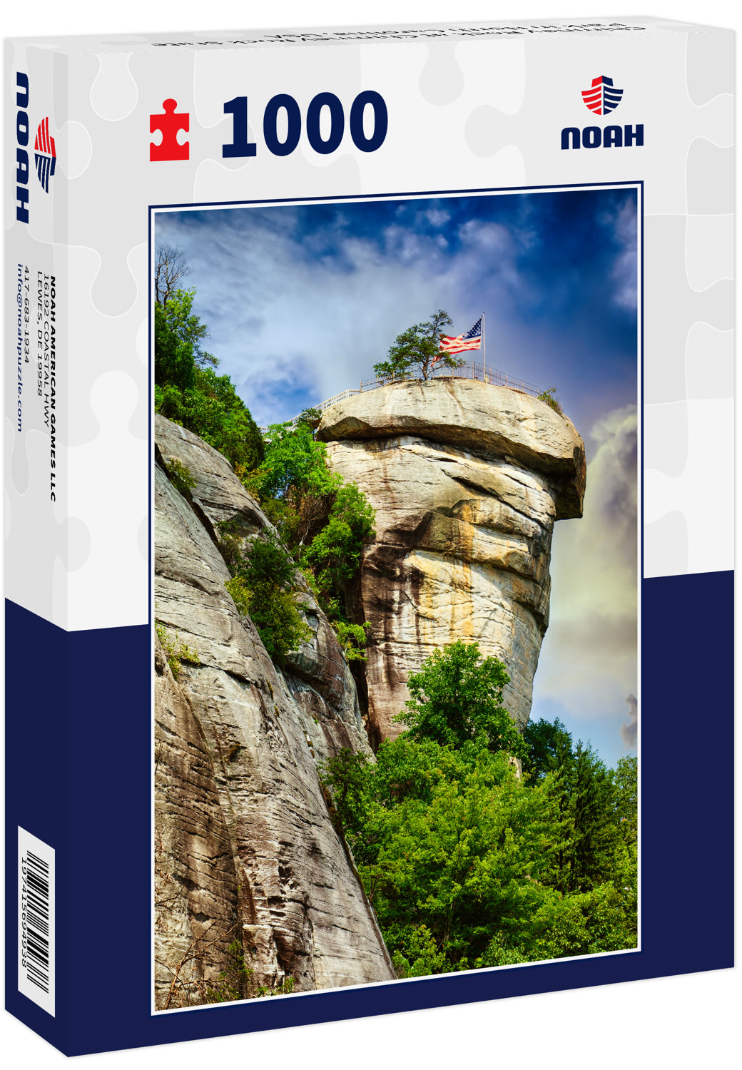 Chimney Rock at Chimney Rock State Park in North Carolina, USA