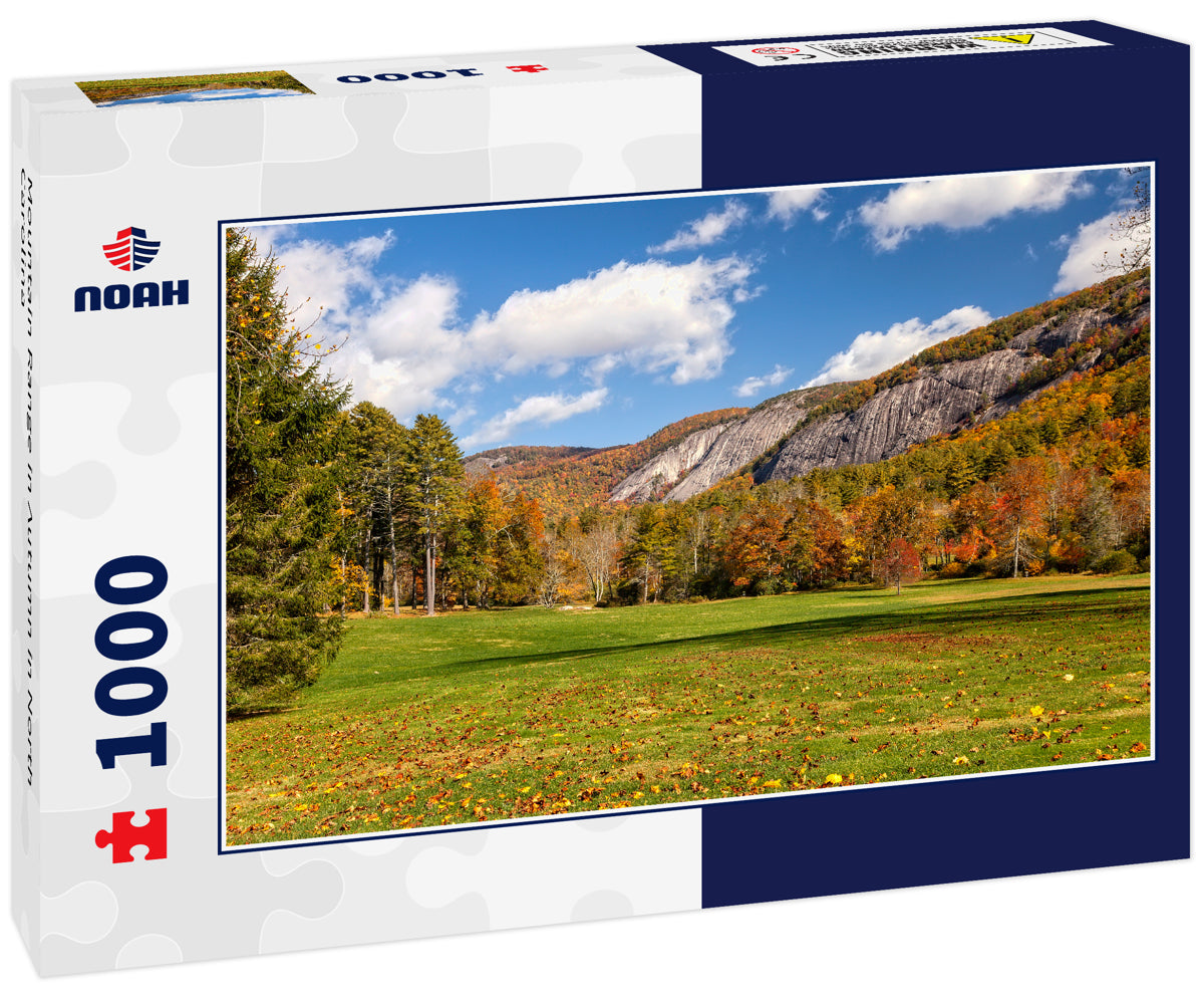 Mountain Range in Autumn in North Carolina