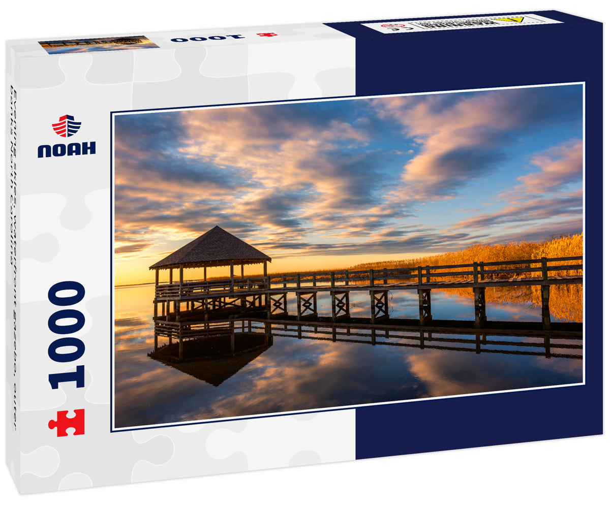Evening skies, waterfront gazebo, outer banks North Carolina