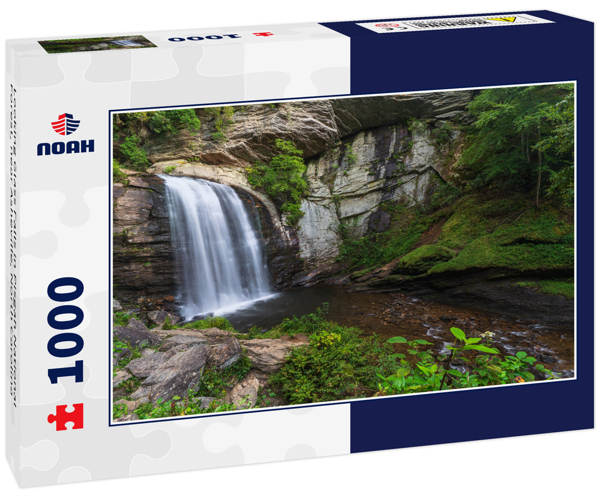 Looking Glass Falls in Pisgah National Forest, near Asheville, North Carolina