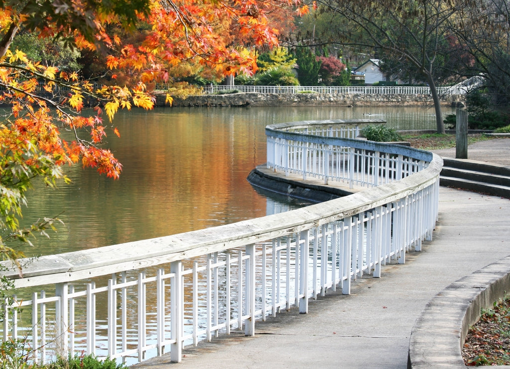 Pullen park at fall, raleigh, North Carolina