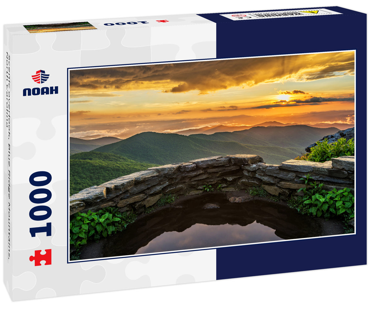 Scenic overlook, Blue Ridge Mountains, North Carolina