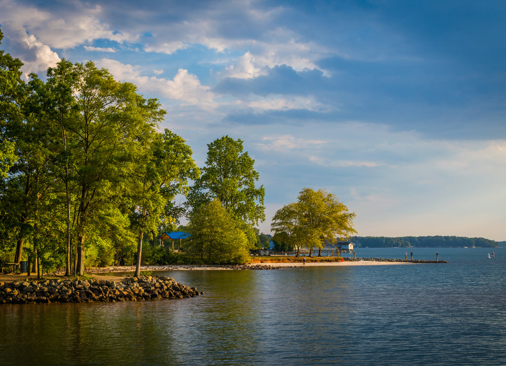 Lake Norman, at Ramsey Creek Park, in Cornelius, North Carolina