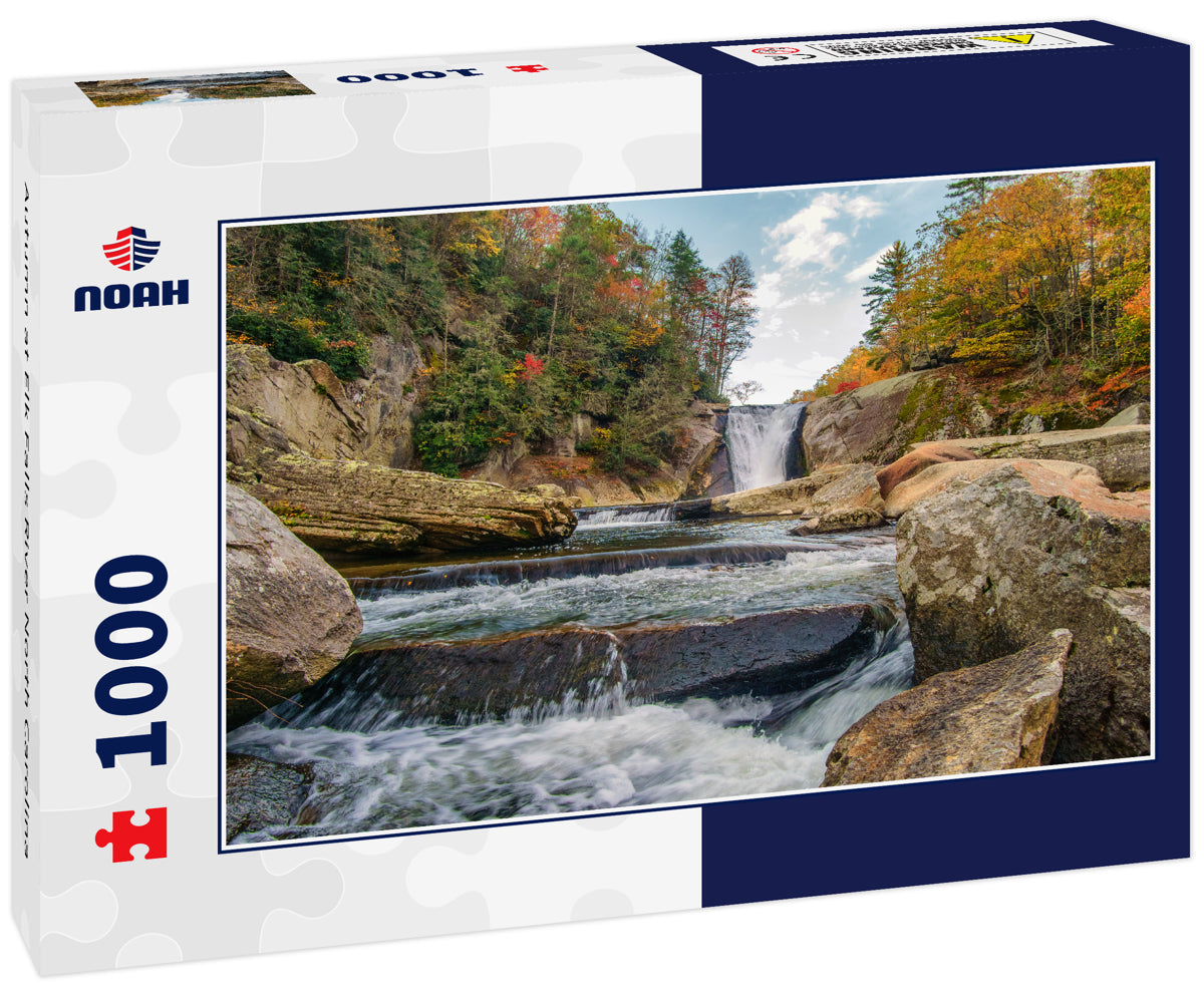 Autumn at Elk Falls River North Carolina