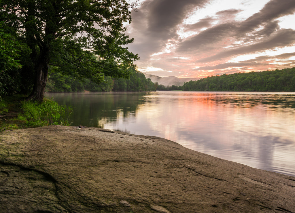 Julian Price Lake Shoreline North Carolina