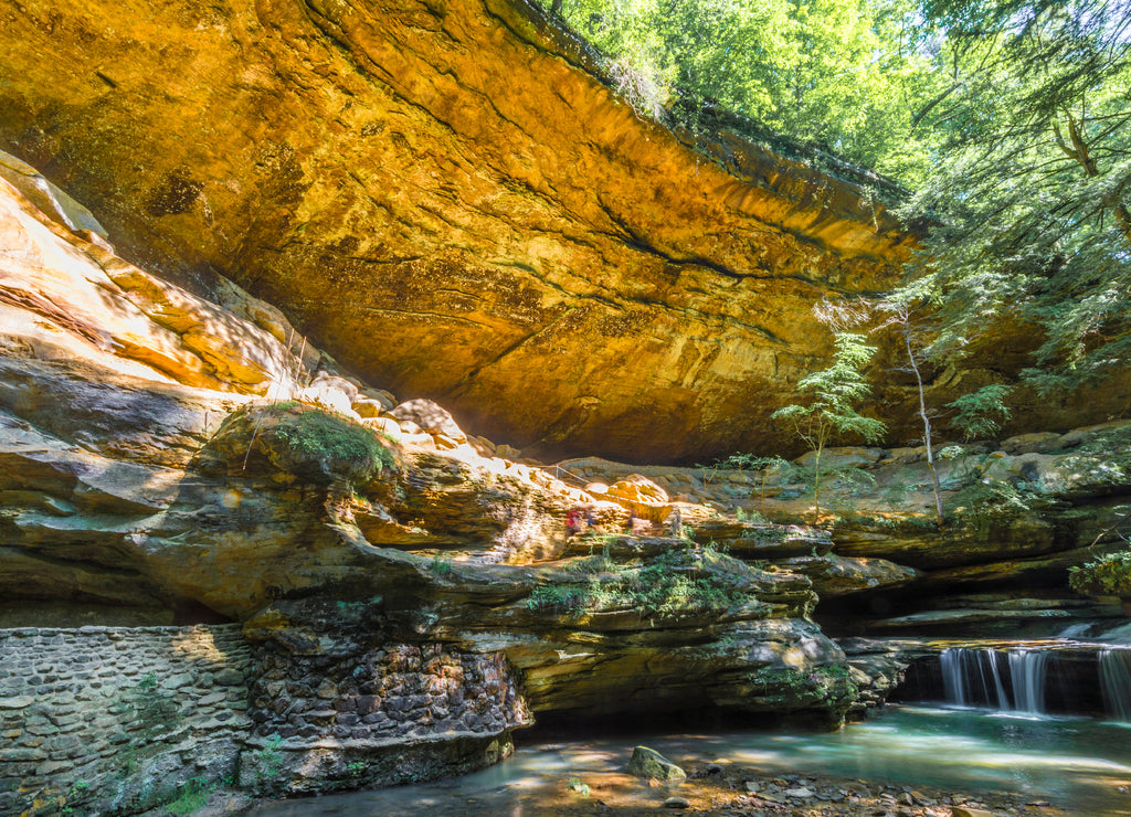 Old mans cave Hocking hill ohio