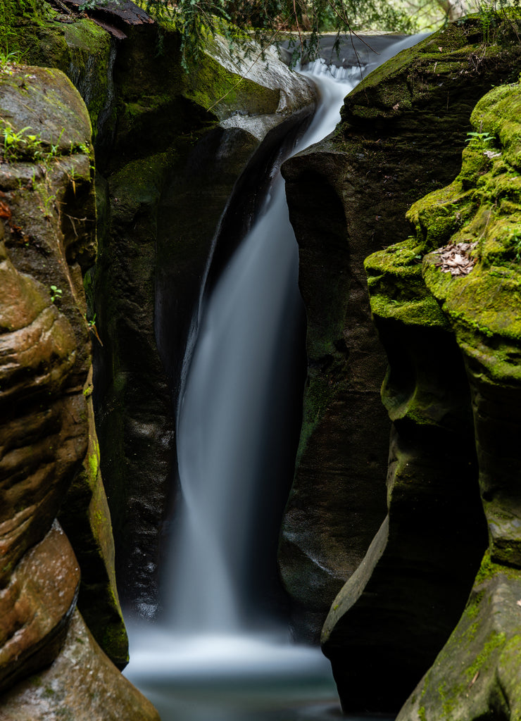 Robinson Falls - Long Exposure Waterfall - Wayne National Forest - Ohio