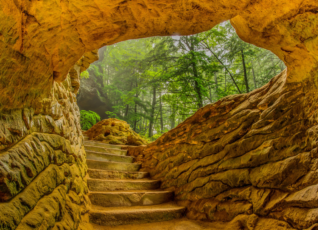 Old Man's Cave in Hocking Hills State Park, Ohio