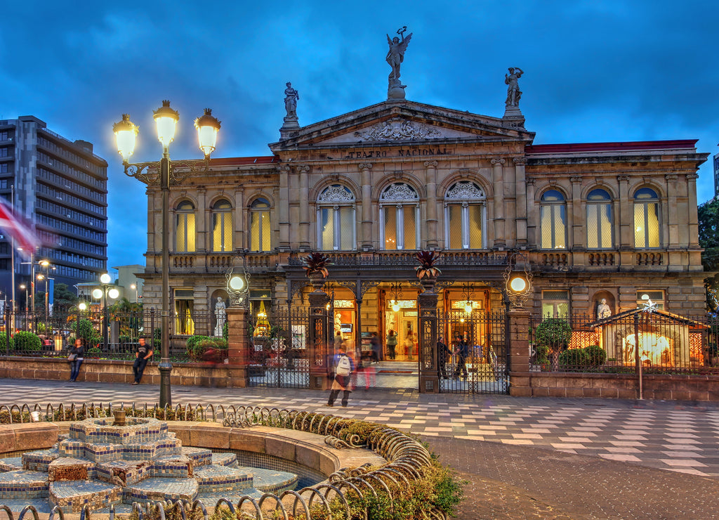 National theater of Costa Rica in San Jose