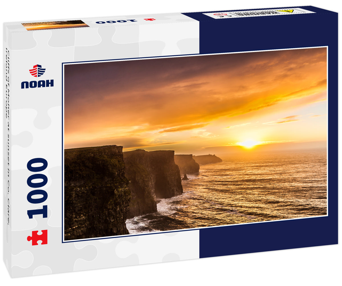 Cliffs of Moher at sunset in Co. Clare, Ireland Europe
