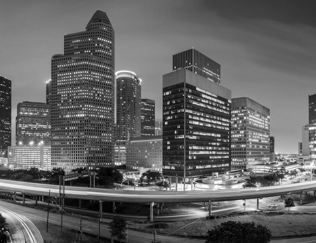 Noah Jigsaw Puzzle San Diego skyline Sunset Bay in black white 1000 pieces