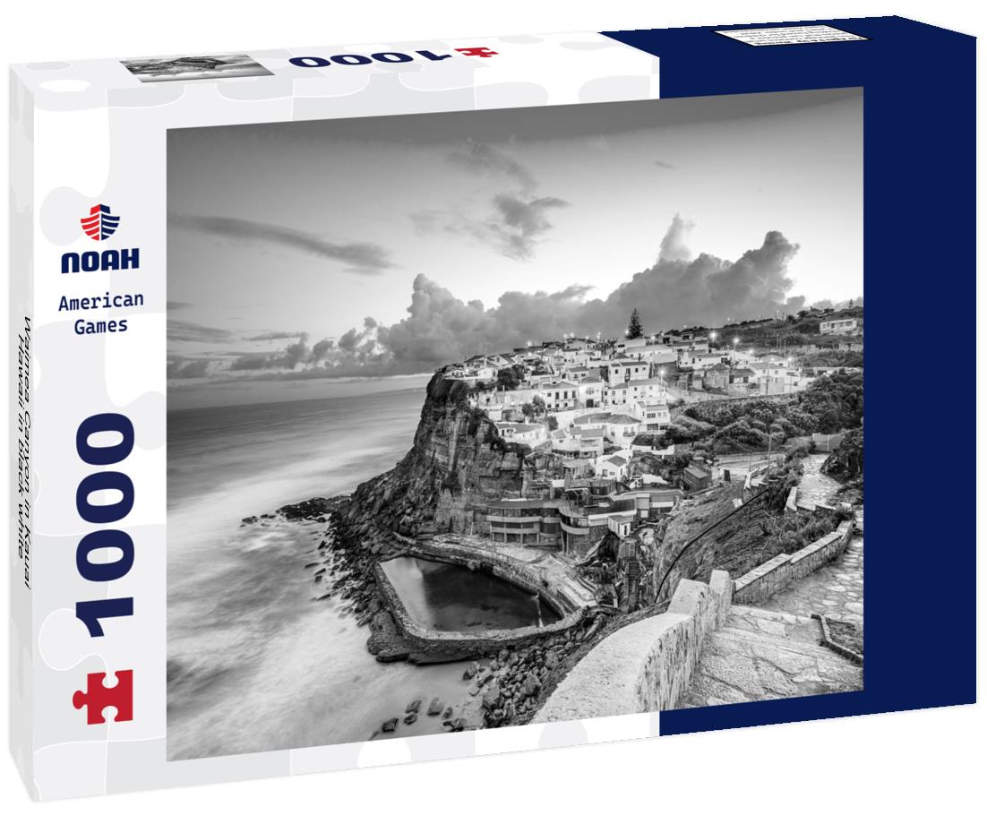 Waimea Canyon in Kauai, Hawaii 1000pc PuzzleBlack and White