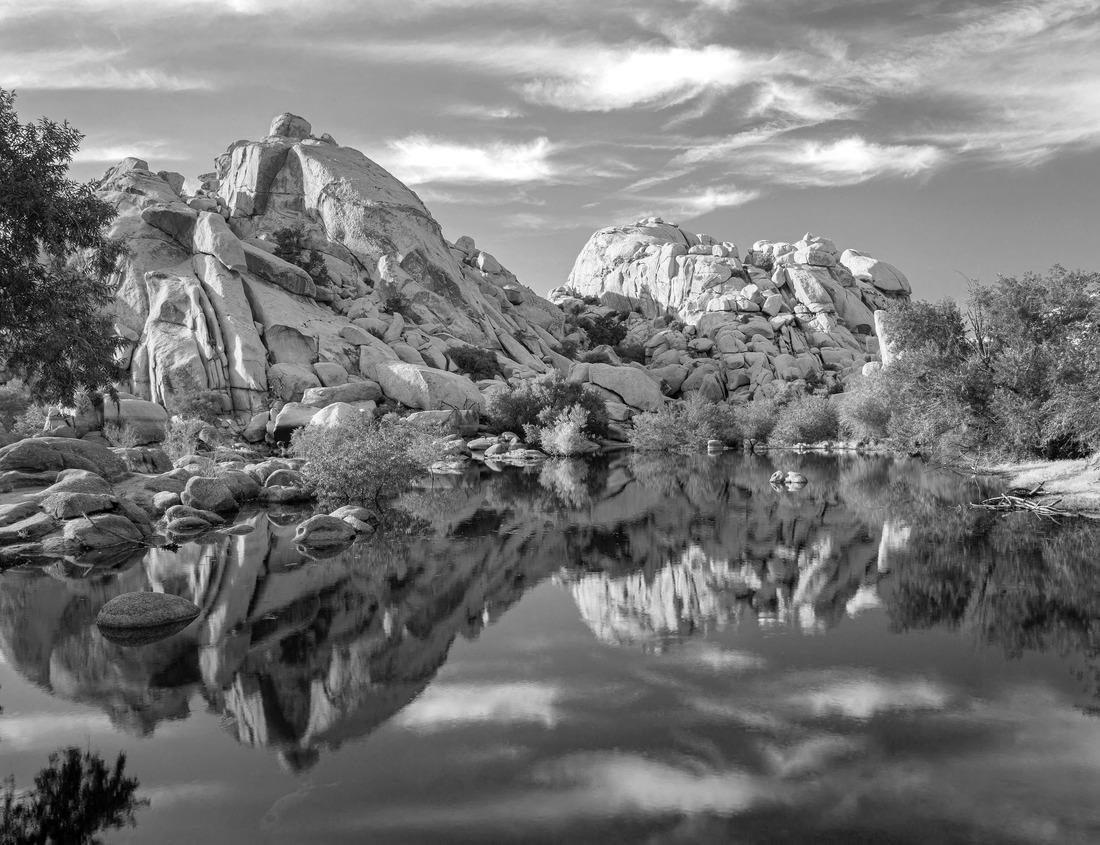 Unusual landscape at the Chiricahua National Monument, Arizona, USA 1000pc PuzzleBlack and White