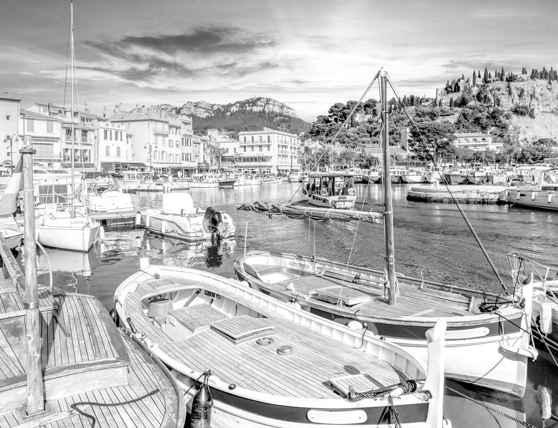 Noah Jigsaw Puzzle Water Palace Taman Ujung in Bali Island Indonesia - travel and architecture background in black white 1000 pieces