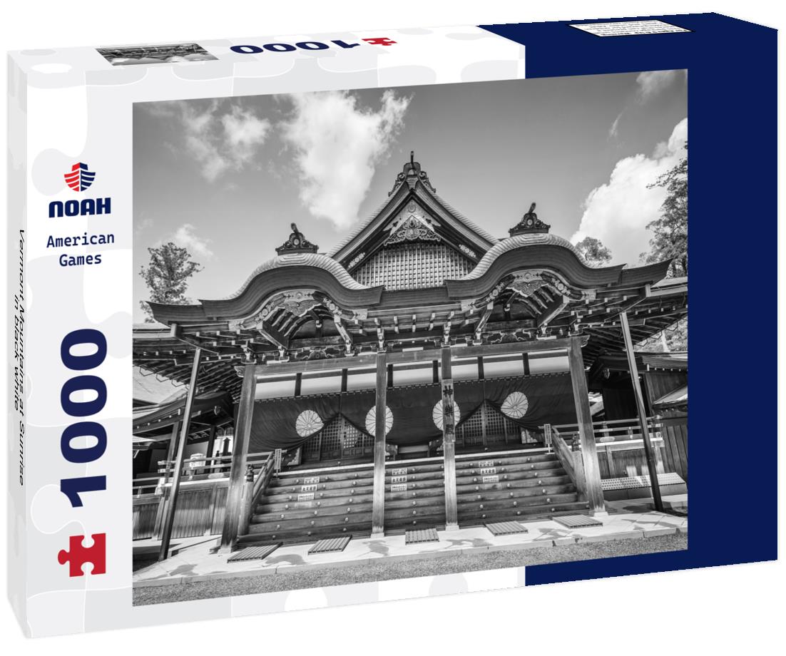 Vermont Mountains at Sunrise 1000pc PuzzleBlack and White