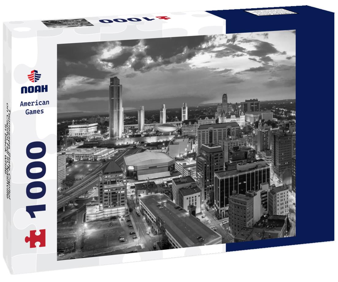 Tennessee State Capitol on Capitol Hill in Nashville 1000pc PuzzleBlack and White