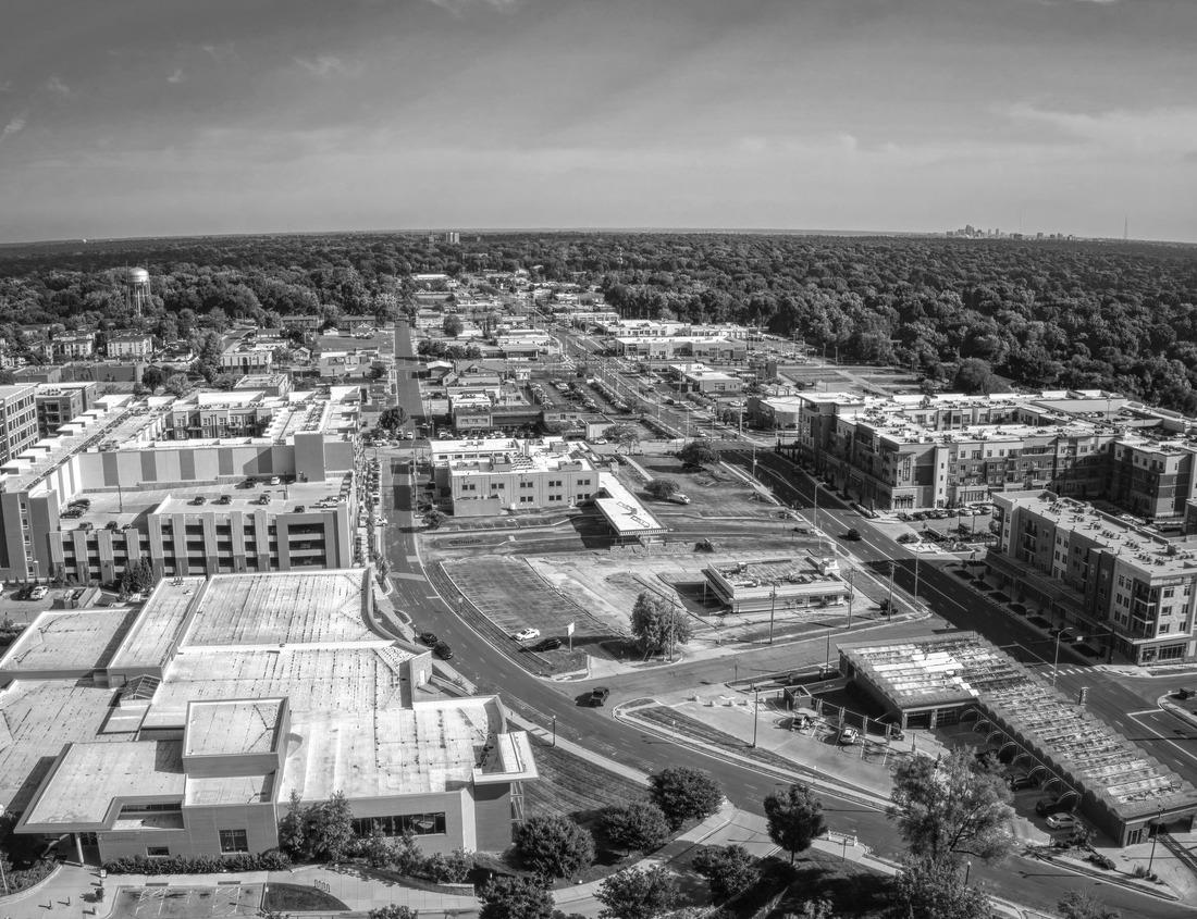 Noah Jigsaw Puzzle Earthworks at Hopewell Culture National Historical Park in Ohio in black white 1000 pieces