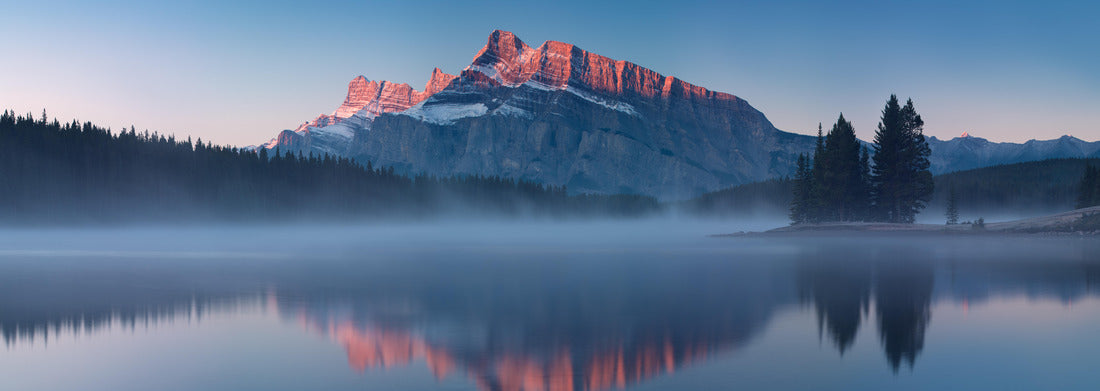 Noah Jigsaw Puzzle Mountain view from Two Jack Lake in Banff National Park in Alberta, Canada panorama 1000 pieces