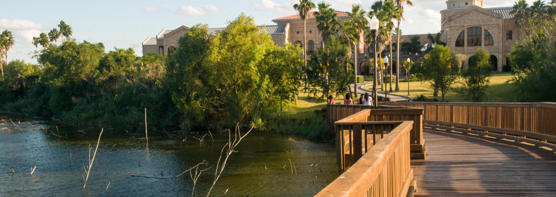 USA, Texas, Brownsville. Resacas are former channels of the Rio Grande 1000pc Panoramic Puzzle