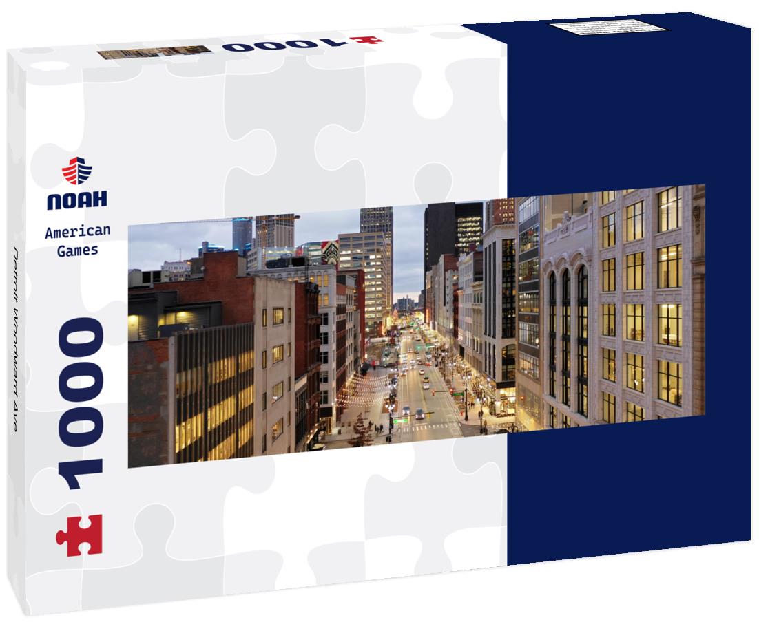 Noah Jigsaw Puzzle Detroit Woodward Ave panorama 1000 pieces