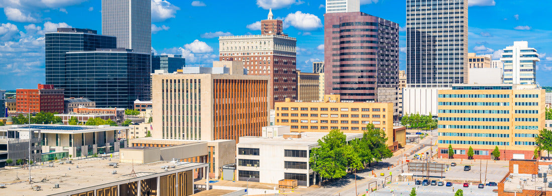 Noah Jigsaw Puzzle Tulsa, Oklahoma, USA downtown city skyline in the afternoon panorama 1000 pieces