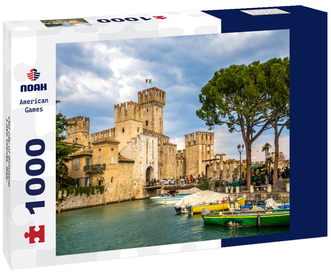 Old city of Sirmione, Lake Garda, Italy 1000pc Puzzle