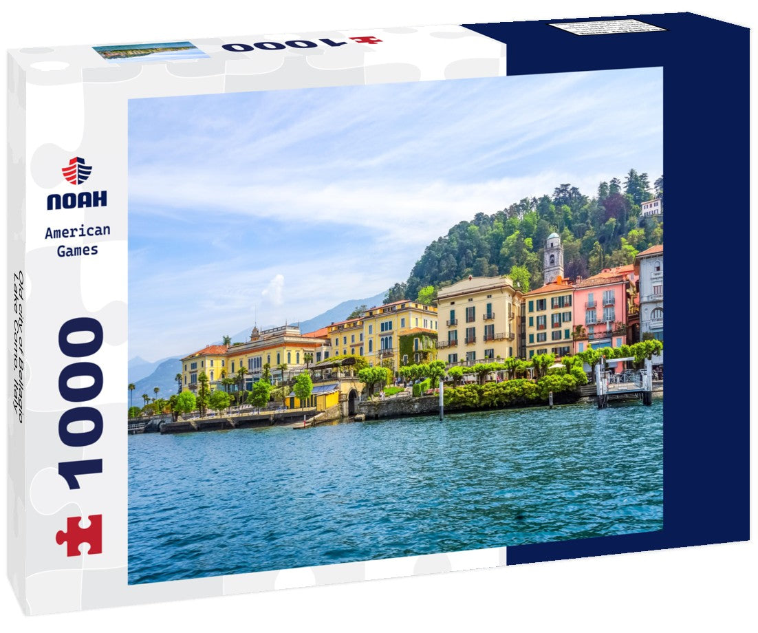 Old city of Bellagio, Lake Como, Italy 1000pc Puzzle