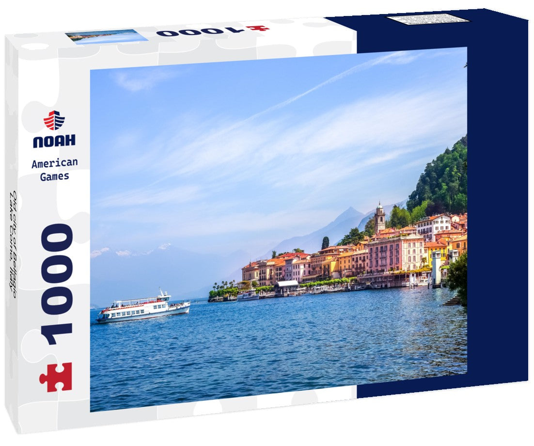 Old city of Bellagio, Lake Como, Italy 1000pc Puzzle