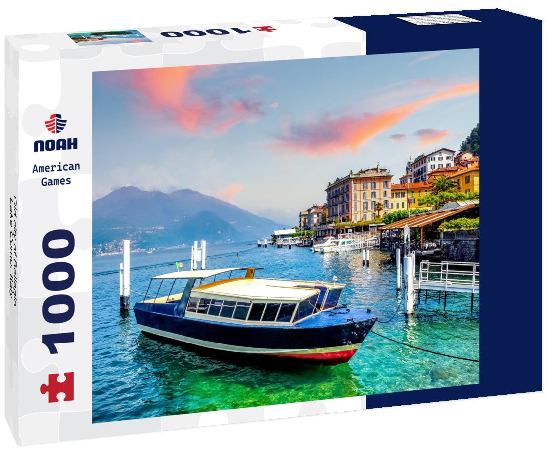 Old city of Bellagio, Lake Como, Italy 1000pc Puzzle