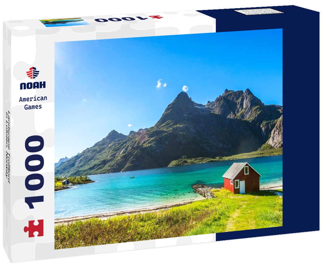 Noah Jigsaw Puzzle Landscape Trollfjord in Lofoten, Norway 1000 pieces