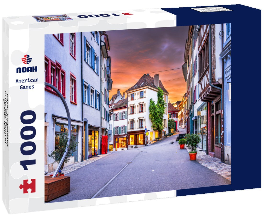 Noah Jigsaw Puzzle Basel, Switzerland in the Old Town at golden hour 1000 pieces