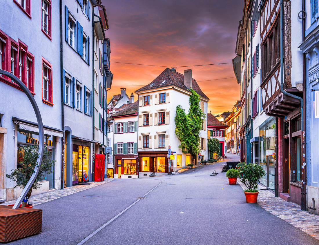 Noah Jigsaw Puzzle Basel, Switzerland in the Old Town at golden hour 1000 pieces
