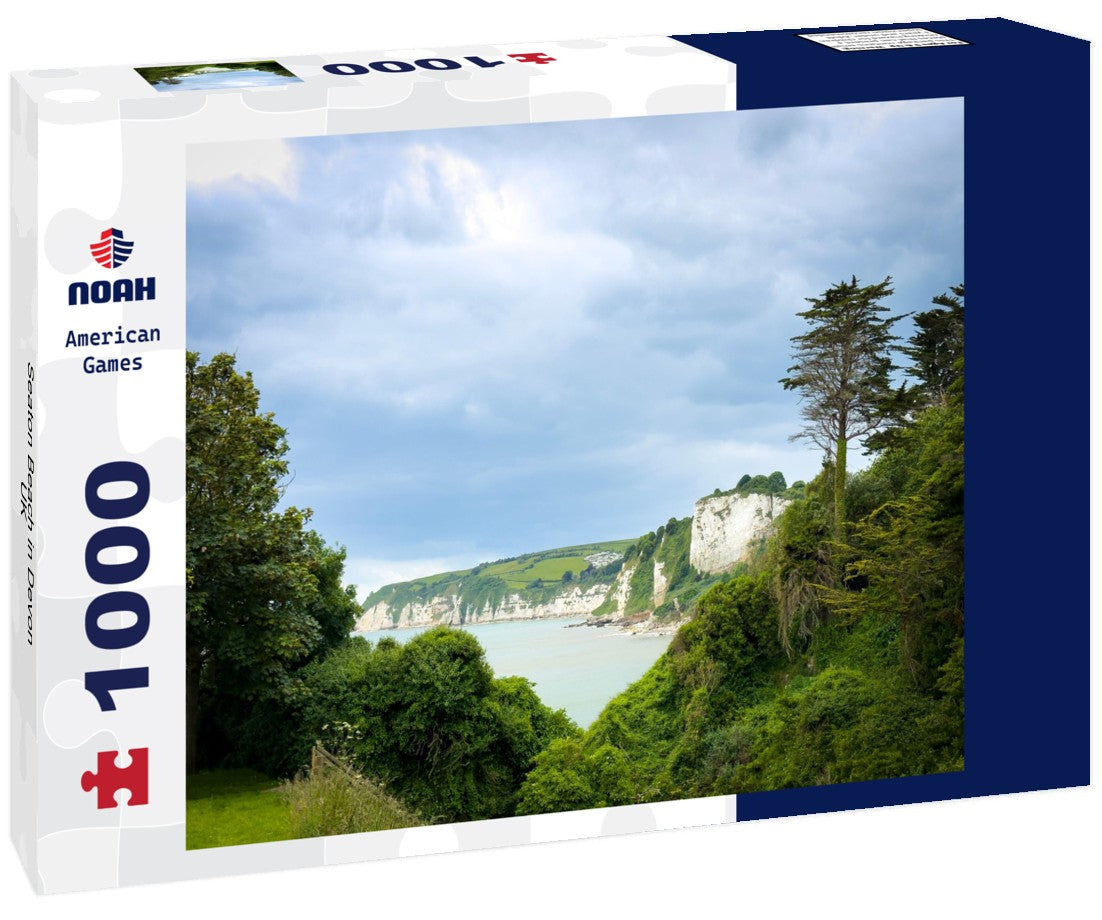 Seaton Beach in Devon, UK 1000pc Puzzle