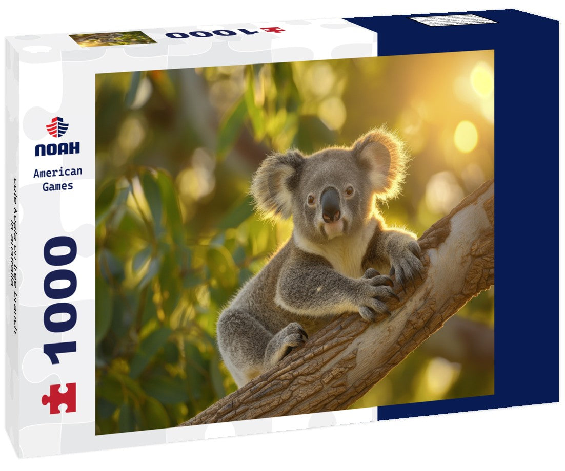 Noah Jigsaw Puzzle cute koala on tree branch in australia 1000 pieces