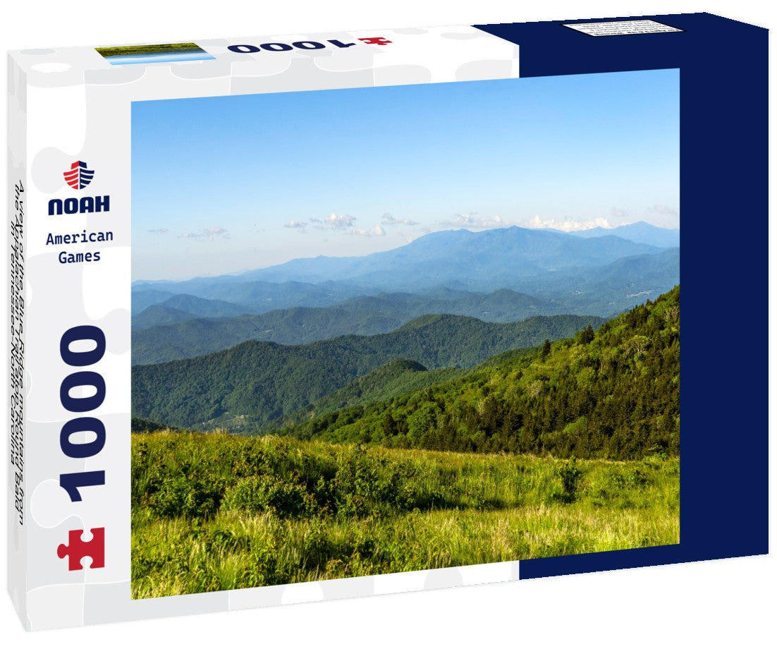 Noah Jigsaw Puzzle A view of the Blue Ridge mountains from the Appalachian Trail atop Round Bald in Tennessee-North Carolina 1000 pieces
