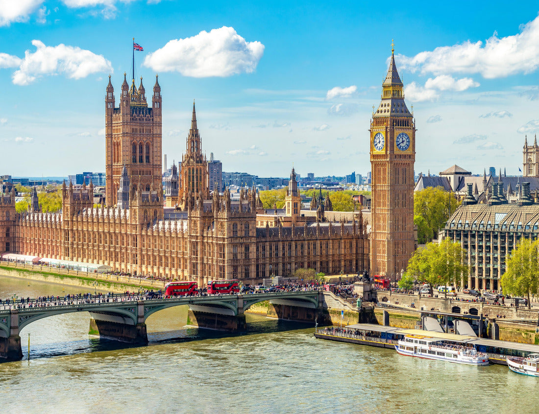 Noah Jigsaw Puzzle London cityscape with Houses of Parliament and Big Ben tower, UK 1000 pieces