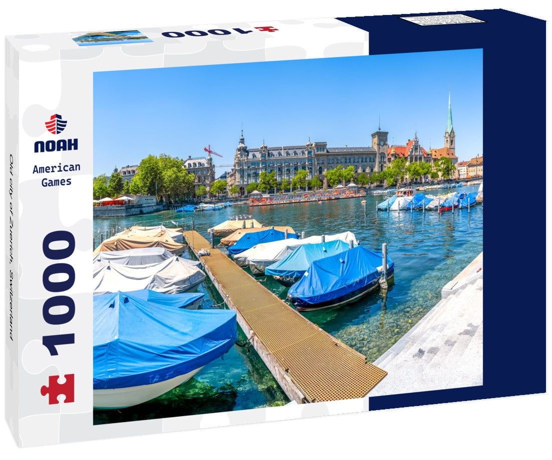 Old city of Zuerich, Switzerland 1000pc Puzzle