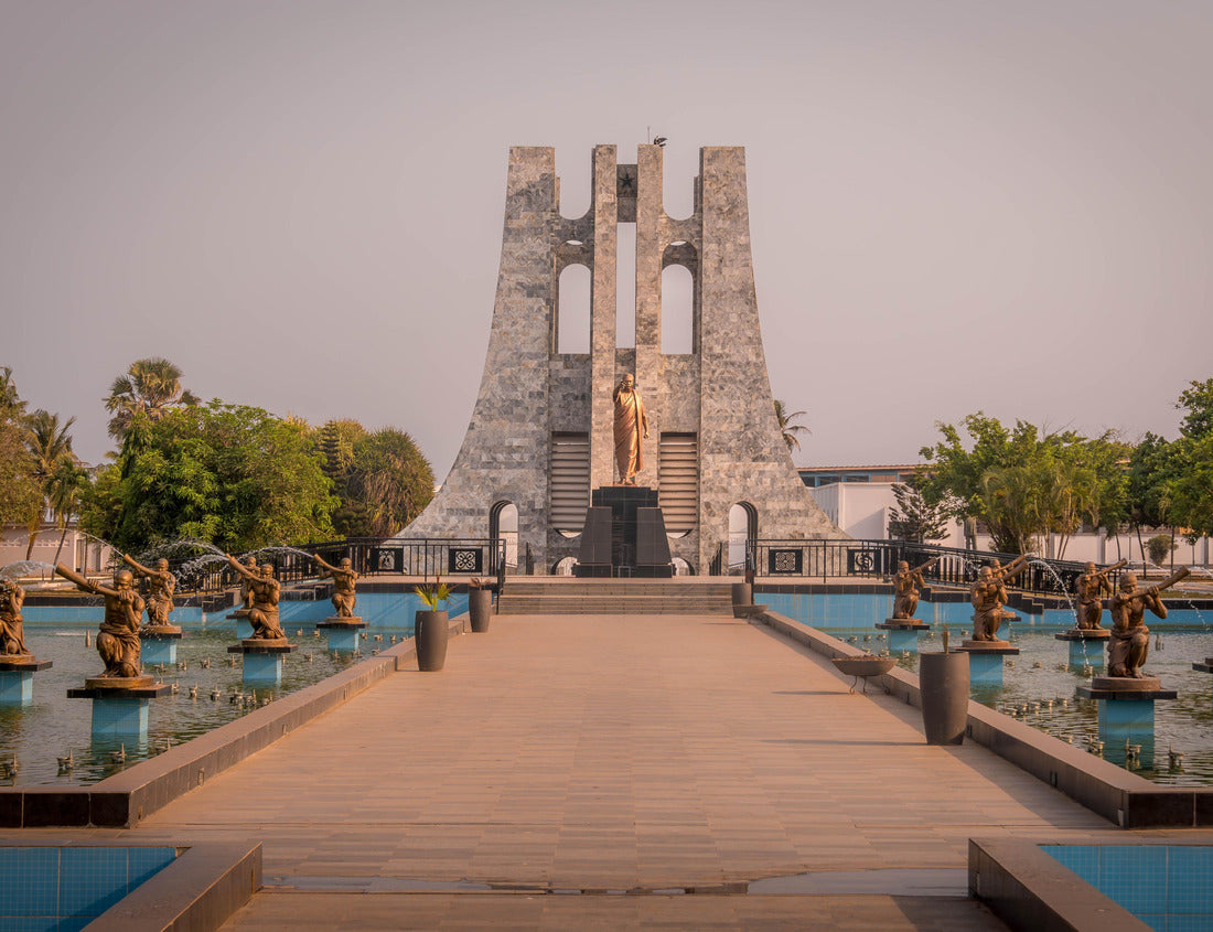 The monument at Kwame Nkrumah Memorial Park and Mausoleum, the African landmark in Accra, the capital of Ghana (West Africa) 1000pc Puzzle