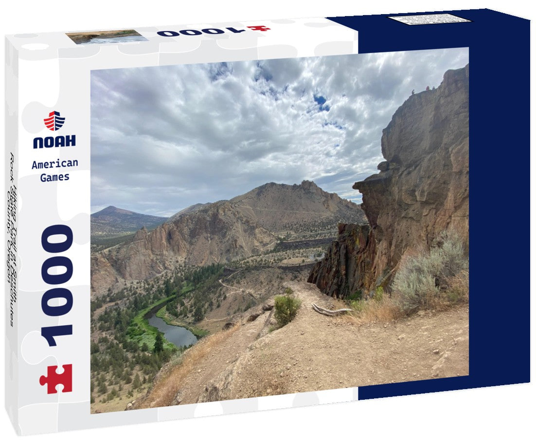 Noah Jigsaw Puzzle Hiking Trail at Smith Rock State Park in Deschutes County, Oregon 1000 pieces