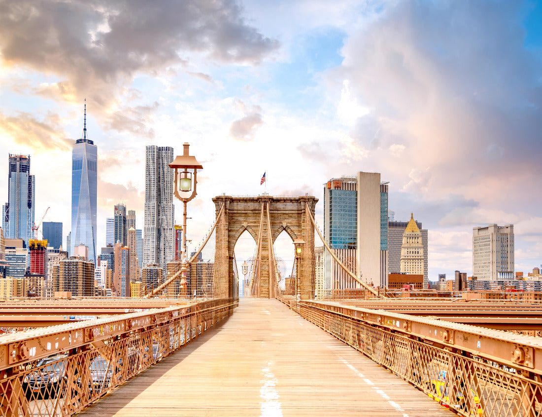 Noah Jigsaw Puzzle Brooklyn Bridge, Skyline of New York City USA 1000 pieces