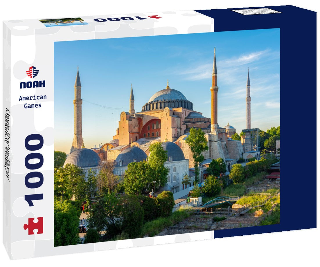 Noah Jigsaw Puzzle Hagia Sophia Grand Mosque in center of Istanbul, Turkey 1000 pieces