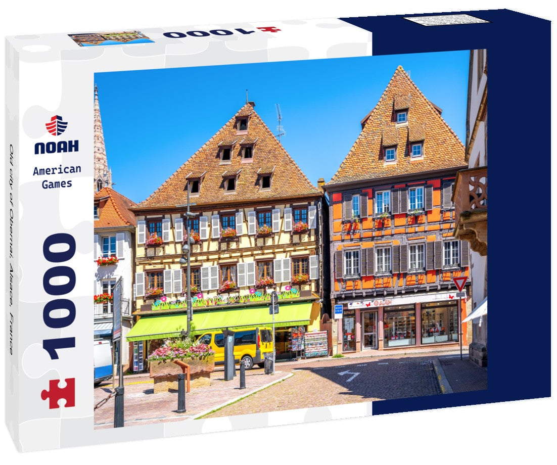 Old city of Obernai, Alsace, France 1000pc Puzzle