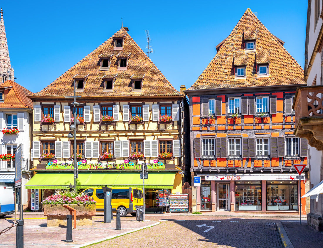 Old city of Obernai, Alsace, France 1000pc Puzzle