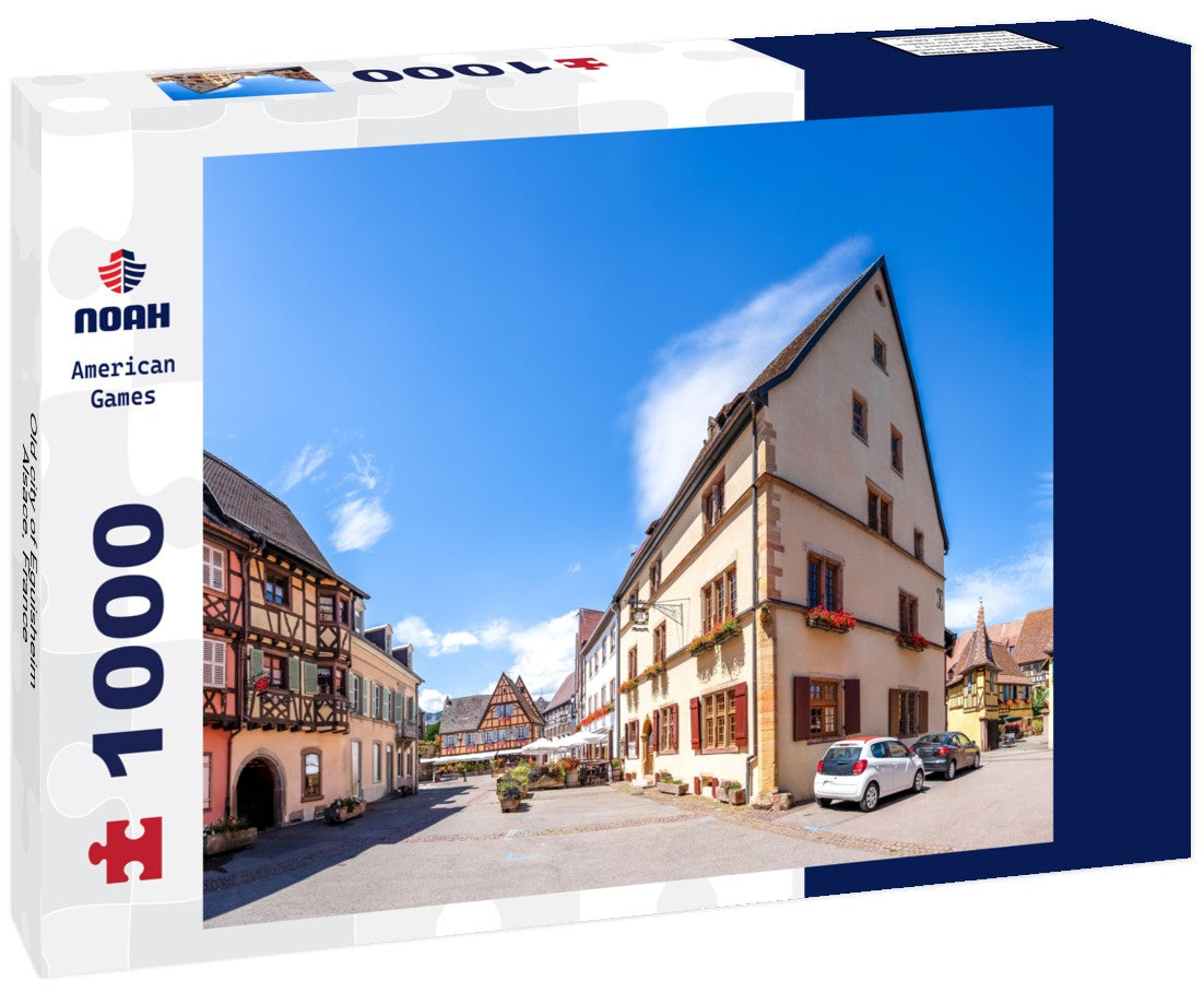 Old city of Eguisheim, Alsace, France 1000pc Puzzle